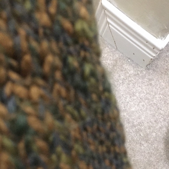 Dr. Denim | Green & Caramel Variegated Knit Sweater - Picture 5 of 5